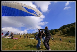 Foto campetto prova di parapendio