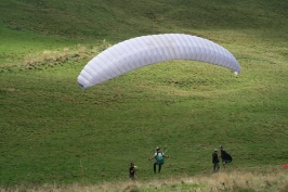 Foto campetto prova di parapendio