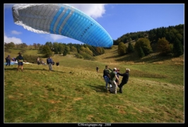 Foto campetto prova di parapendio