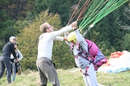 Foto campetto prova di parapendio