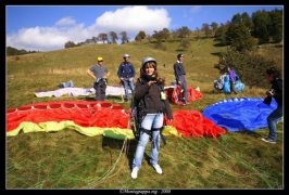 Foto campetto prova di parapendio