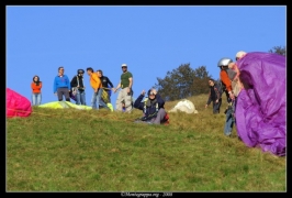 Foto campetto prova di parapendio