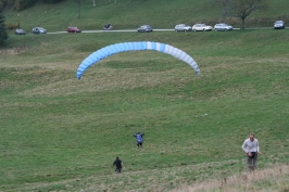 Foto campetto prova di parapendio