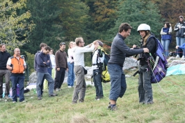 Foto campetto prova di parapendio