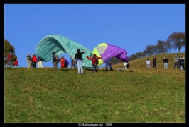 Foto campetto prova di parapendio