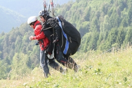 Volo libero sul Grappa