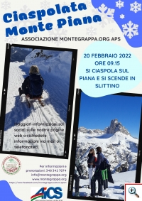 16 02 2022 ciaspolata monte piana